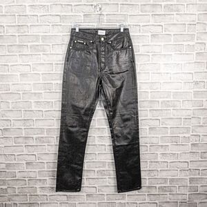 Eytys Men's Solstice High Rise Jean Pants Gray Coated size 30x34